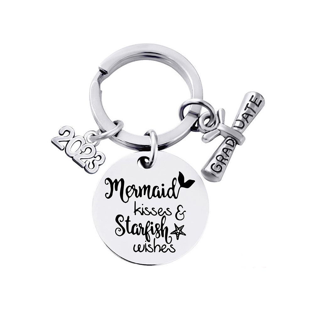 Wholesale Metal Graduation Season Gift Creative Keychain